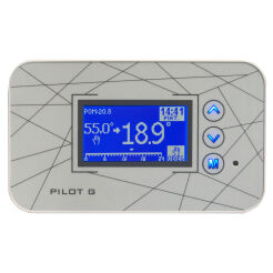 Panel regulator pokojowy termostat PILOT G RF bezprzewodowy biała obudowa